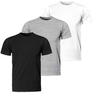 Kit 3 camiseta masculina ajuste fino 100% algodão fio 30.1 premium